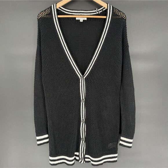 American Eagle Outfitters Sweaters - American Eagle Outfitters Women's Preppy Knit Button-Up Cardigan Sweater S Black